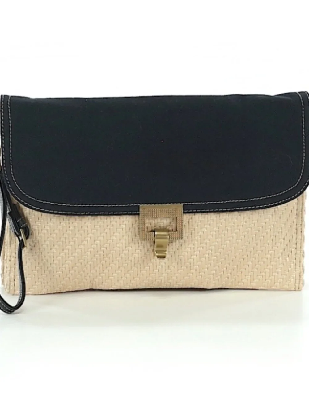 Jason Wu for Target Straw and Fabric Clutch EUC